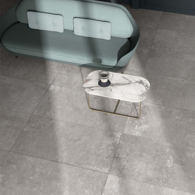 Carrelage imitation béton gris clair 60 x 60 cm GHOST GREY