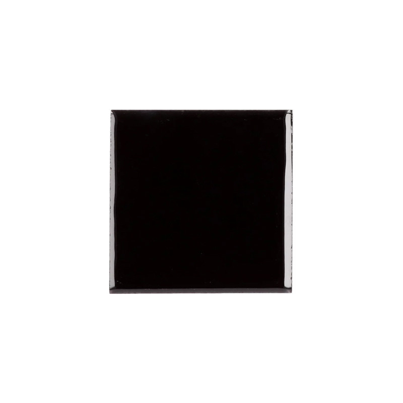 Carrelage cabochon effet marbre noir 4,6 x 4,6 cm Octagon Taco Negro Brillo (60 pièces)