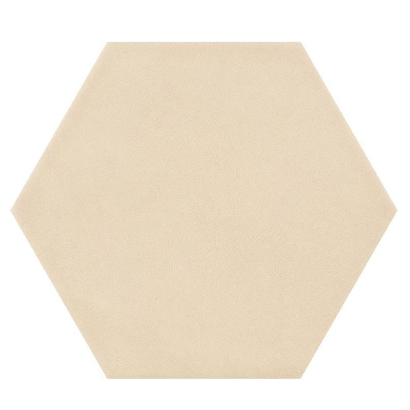 Carrelage hexagonal façon tomette beige 10 x 11,6 cm Small Hexagone Beige