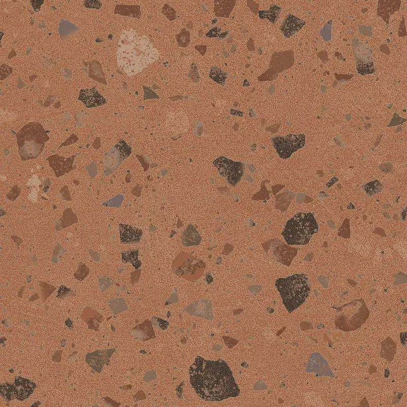 Carrelage effet Terrazzo Granito marron 60 x 60 cm Argillae Coccio Terra